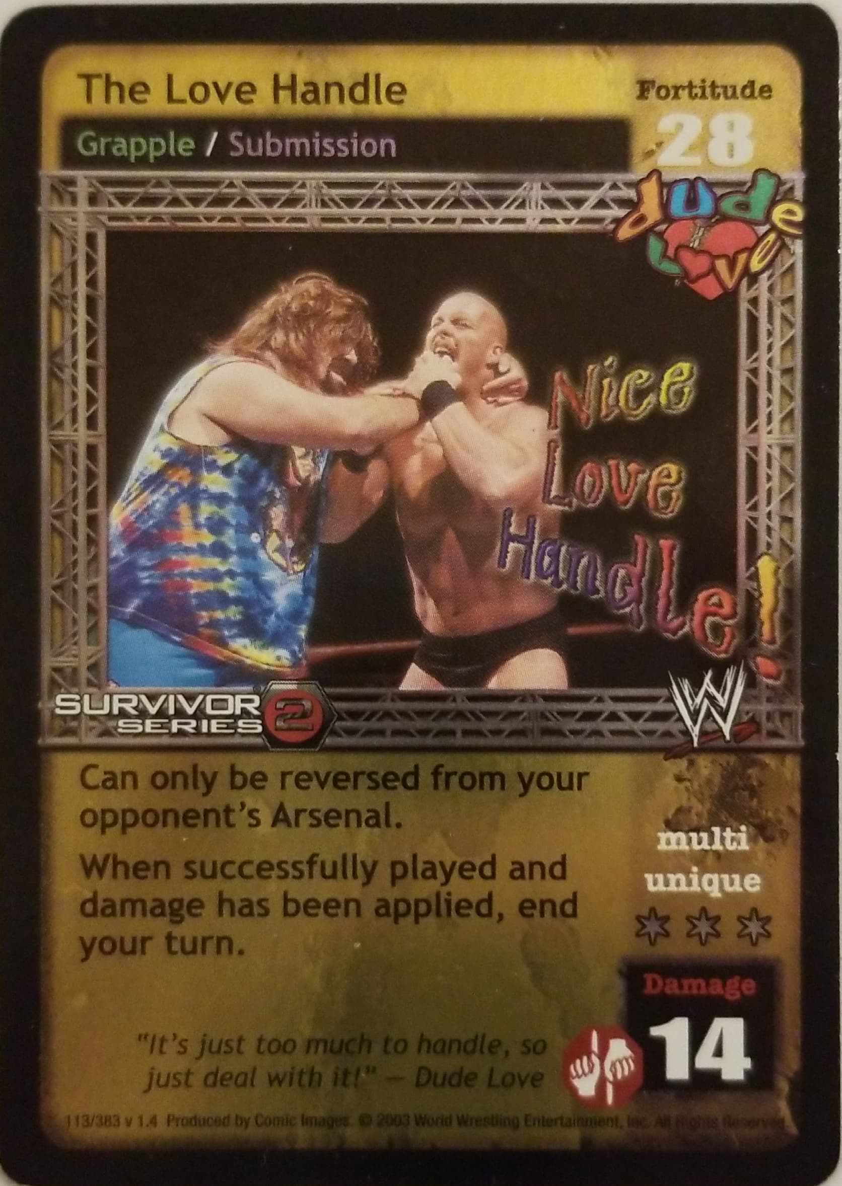 The Love Handle - WWE Raw Deal » Superstar cards » Dude Love - Carte  Blanche Hobbies