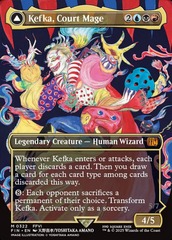 Kefka, Court Mage // Kefka, Ruler of Ruin (0322) - Borderless