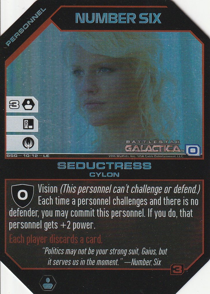 Number Six, Seductress (Foil)