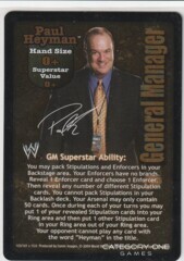 Paul Heyman Superstar Card