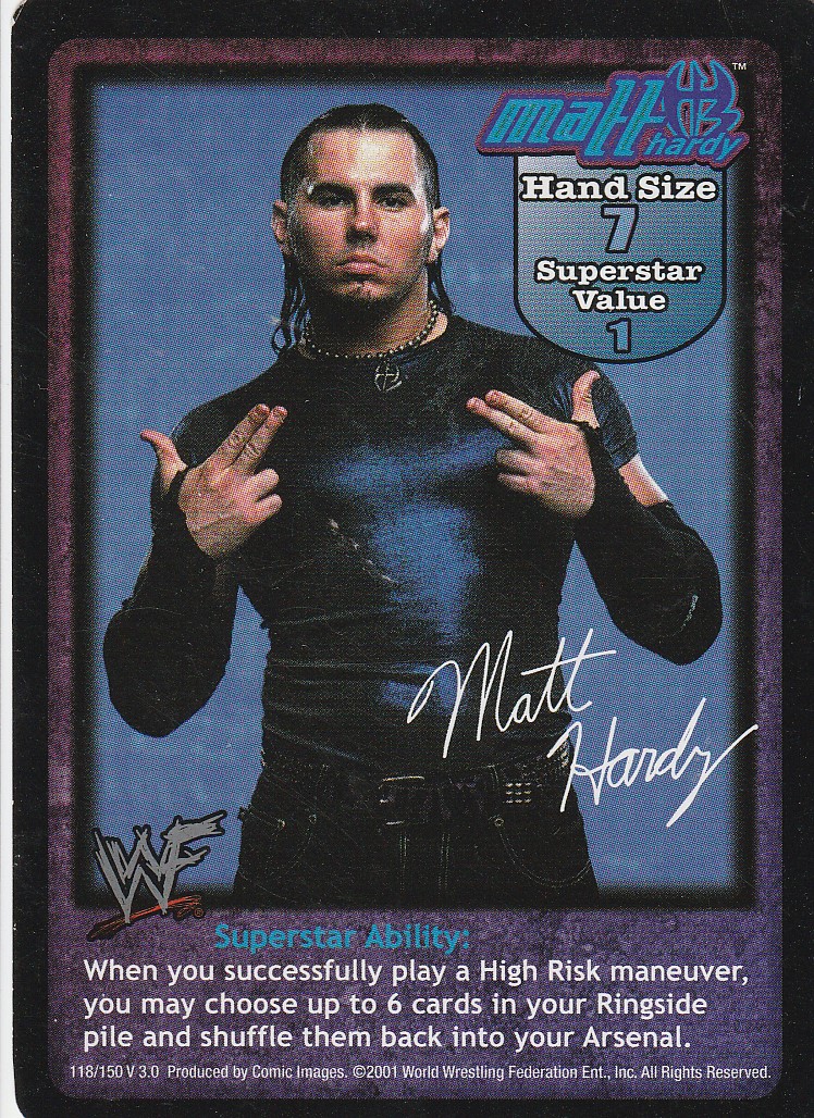 Matt Hardy Superstar Card