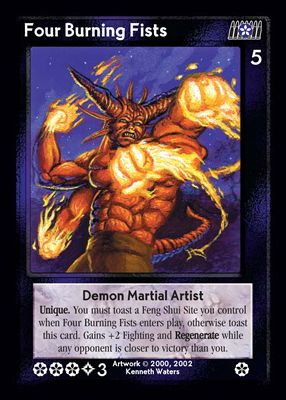 Four Burning Fists, Demon Martial Artist