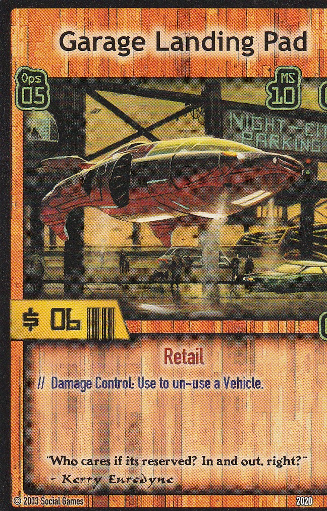 Garage Landing Pad