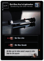 Qui-Gon Jinn's Lightsaber, Wielded by Obi-Wan Kenobi