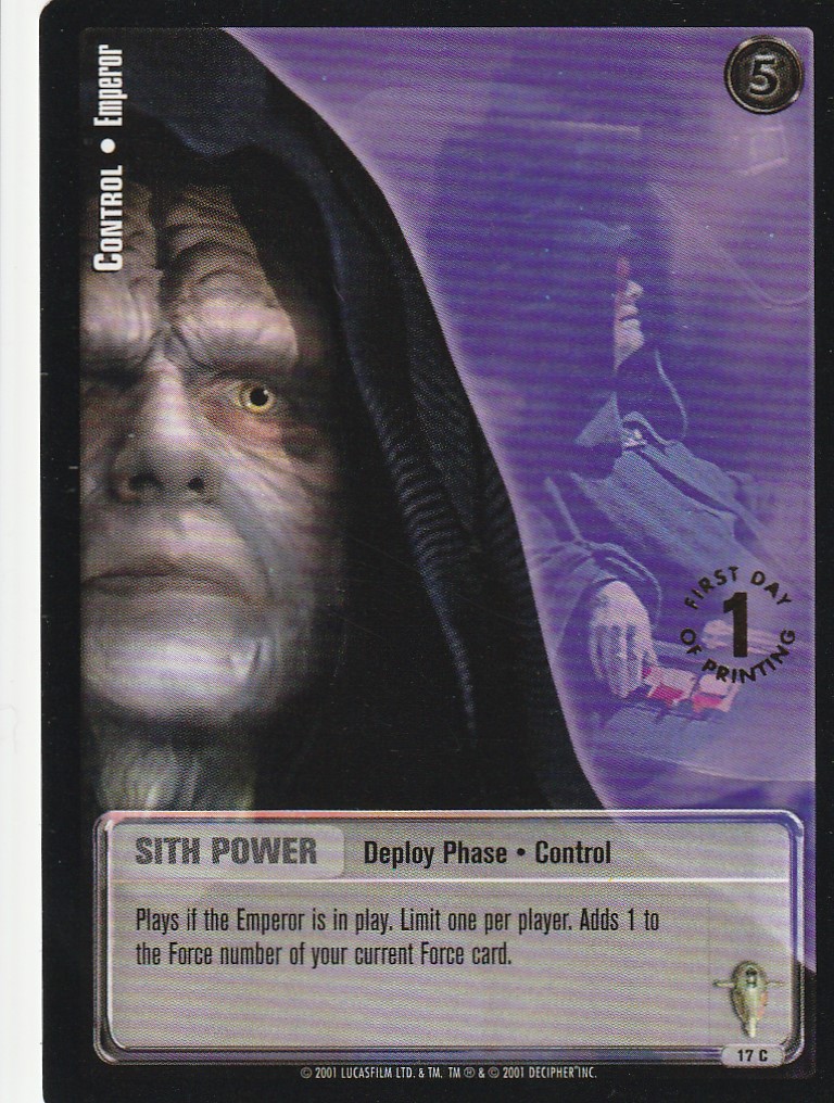 Control - Emperor - 1st Day Stamped