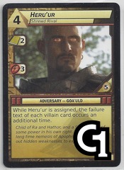 Heru'ur, Shrewd Rival