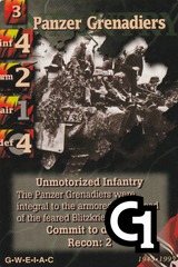 Panzer Grenadiers (Men Spread Out on Tank)