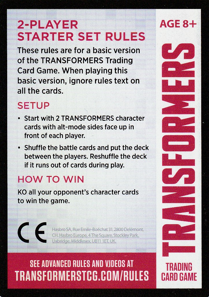 2-Player Starter Set Rules