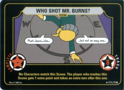 Who Shot Mr. Burns? - Foil