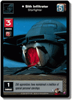 Sith Infiltrator, Starfighter