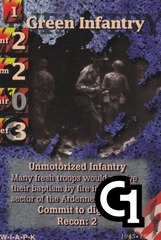 Green Infantry (American; 3 Men in Dark)