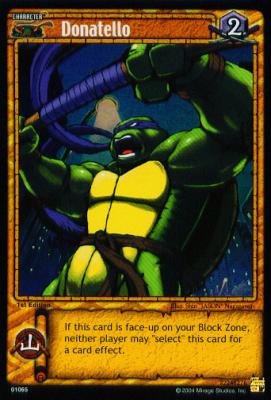 Donatello (yellow) Foil