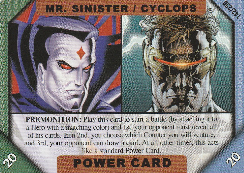 Mr. Sinister / Cyclops (Special: Promonition) 142/250