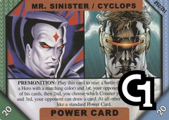 Mr. Sinister / Cyclops (Special: Promonition) 142/250