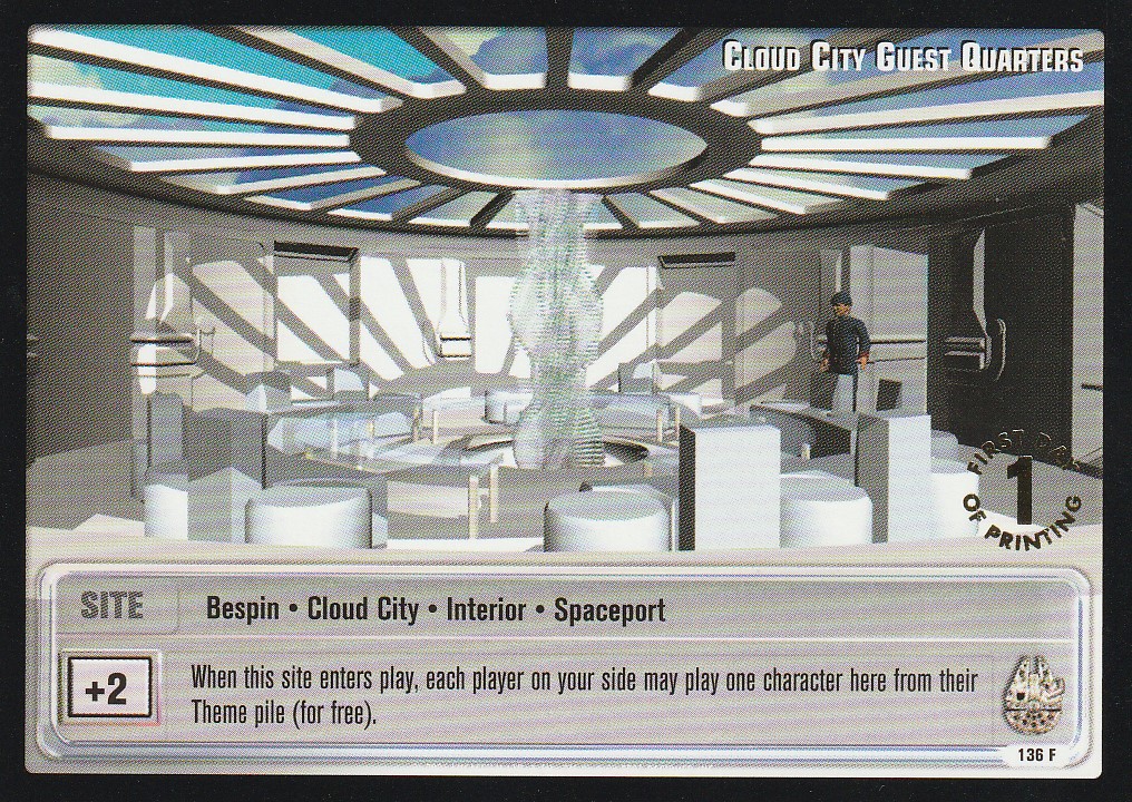 Cloud City Guest Quarters - 1st Day Stamped