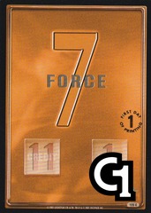 Force 7 Orange - 1st Day Stamped