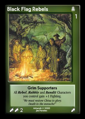 Black Flag Rebels, Grim Supporters