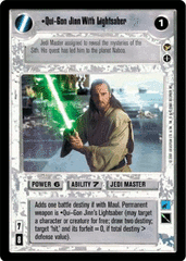 Qui-Gon Jinn with Lightsaber [Foil]