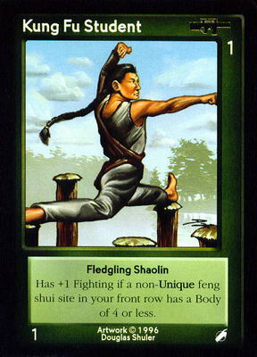 Kung Fu Student, Fledgling Shaolin