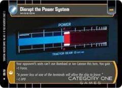 Disrupt the Power System - Foil