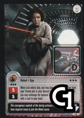 Leia Organa - Quick Draw - Silver Stamped
