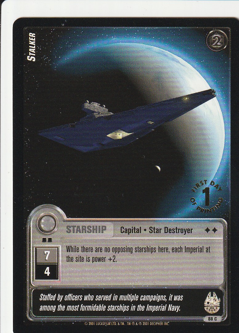Stalker - 1st Day Stamped