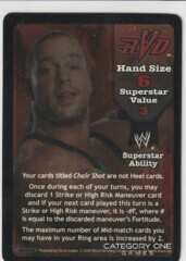 Rob Van Dam (RVD) Superstar Card (SS3)