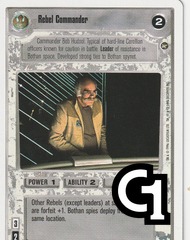 Rebel Commander [White Border] - (1996)