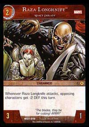 Raza Longknife, Space Pirate - Foil