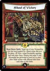 Shout of Victory FOIL