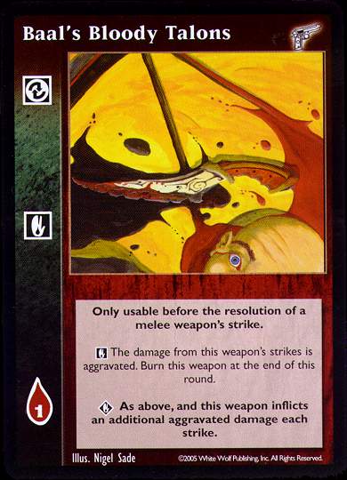 Baals Bloody Talons