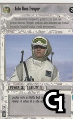 Echo Base Trooper Officer [White Border] - (1996)