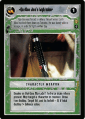 Qui-Gon Jinn's Lightsaber [Alternative Image] [Foil]