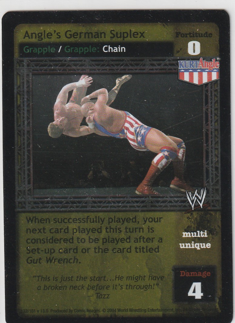 Angles German Suplex