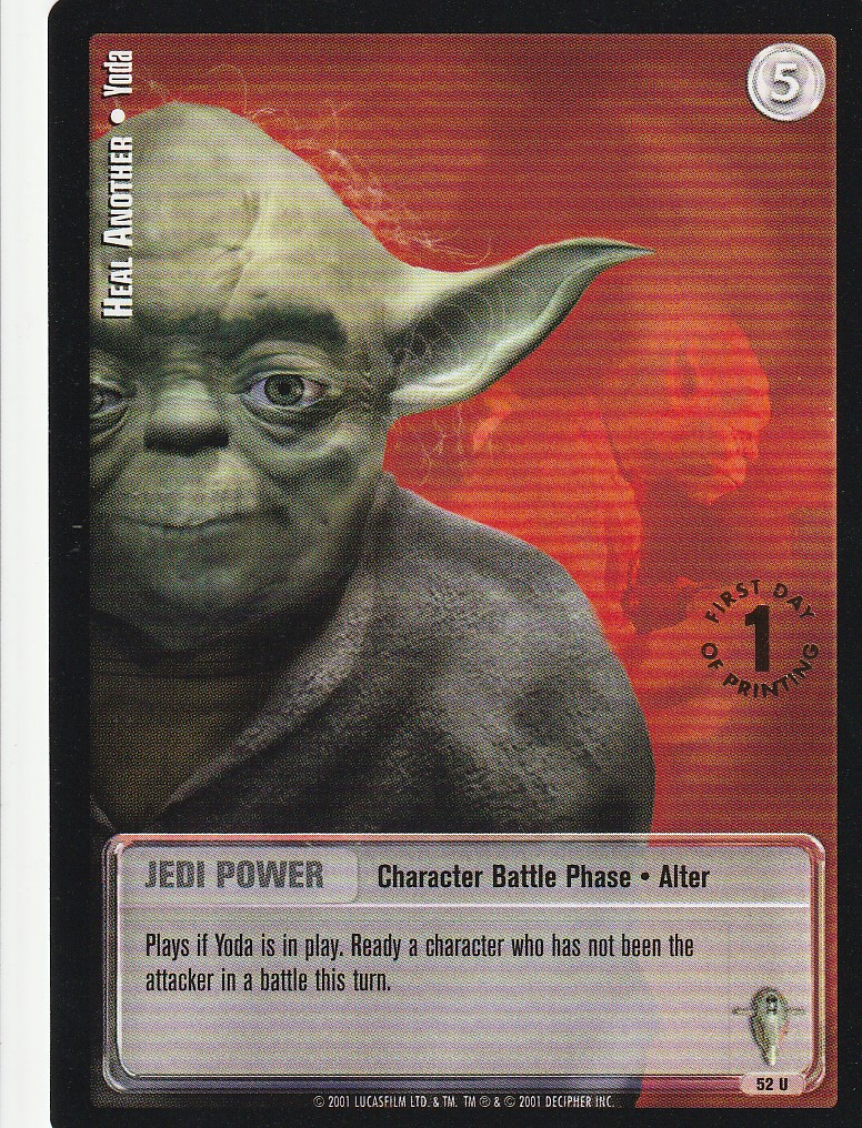 Heal Another - Yoda - 1st Day Stamped