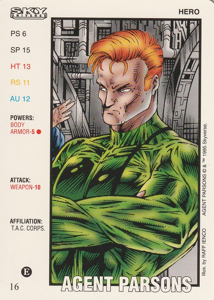 Agent Parsons  (2nd Print)