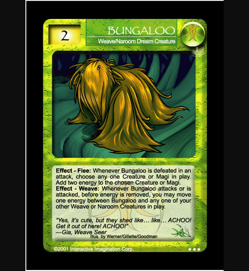 Bungaloo (Weave Border) - Foil
