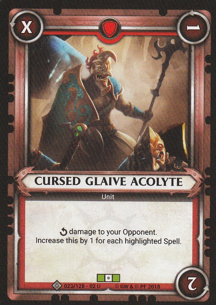 Cursed Glaive Acolyte