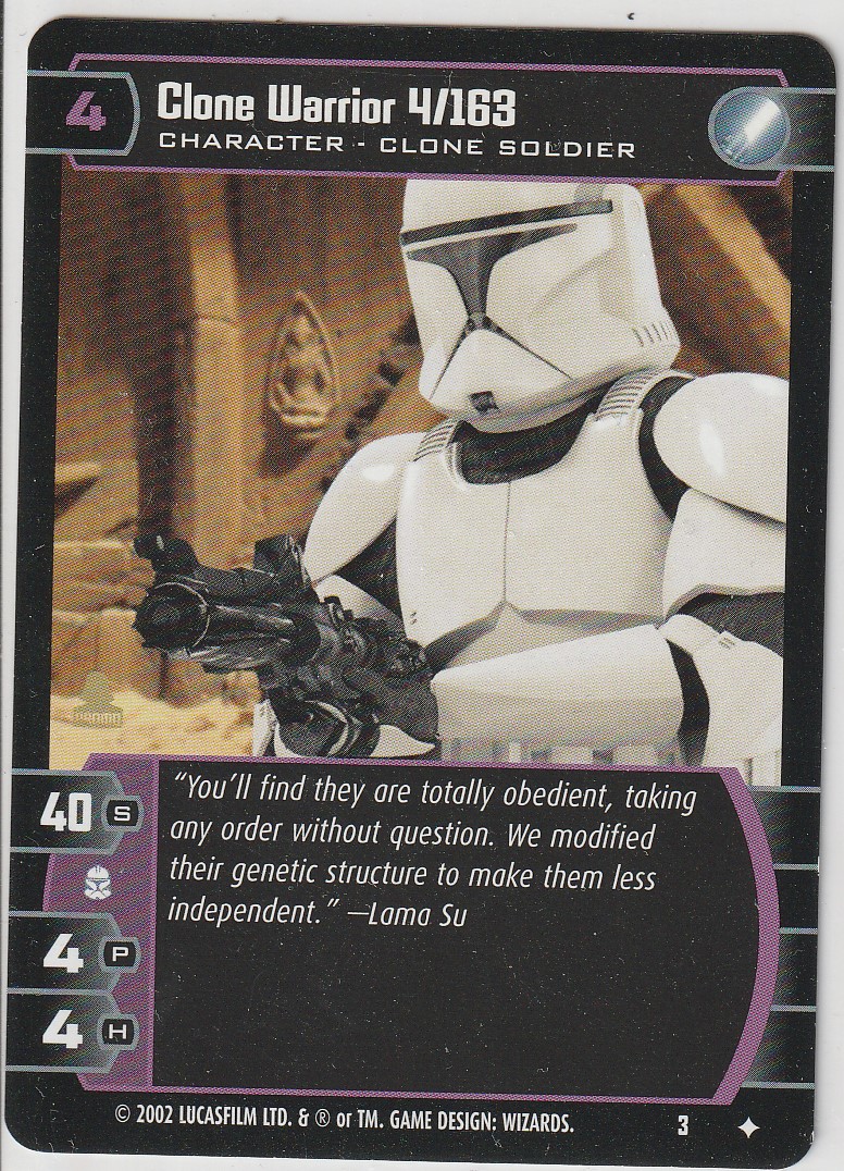 Clone Warrior 4/163 Promo