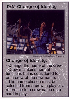 Change Of Identity