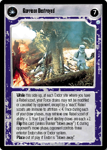 Rebel Strike Team/Garrison Destroyed