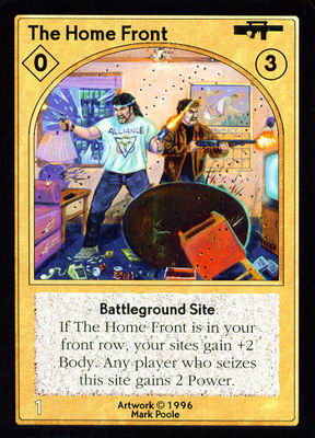 The Home Front, Battleground Site