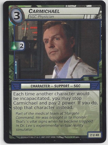 Carmichael, SGC Physician