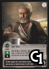 Obi-Wan Kenobi - Old Fossil (L) - Silver Stamped