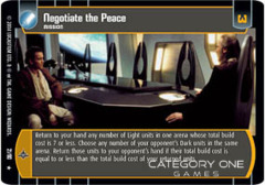 Negotiate the Peace - Foil