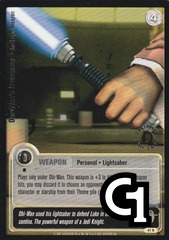 Obi-Wan's Lightsaber - An ElegantWeapon - Silver Stamped