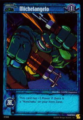 Michelangelo (blue) Foil