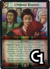 Ominous Rumors FOIL