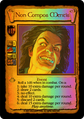 Non Compos Mentis - Foil