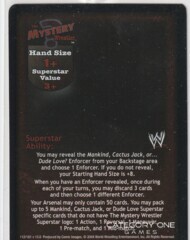 The Mystery Wrestler Superstar Card